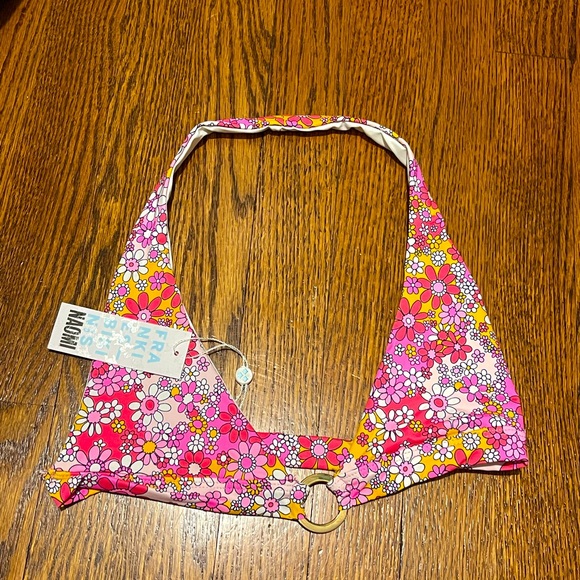 Other - Frankies Hot Pink and Orange Floral Bikini Top